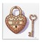 Stupell Industries Glam Lock and Key Wall Plaque, design by Amanda Greenwood